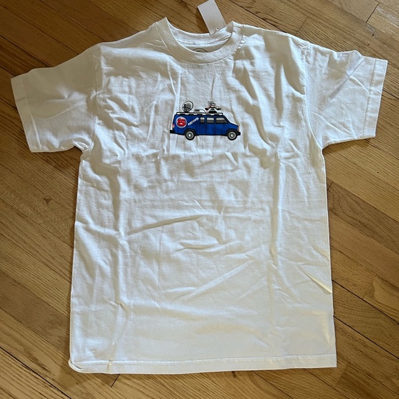 Vintage Mens Channel 5 Action News White Shirt M - Picture 1 of 3